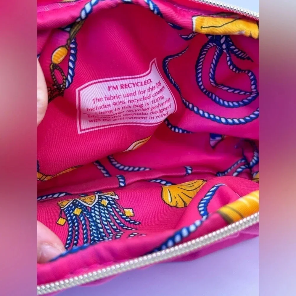 NWT Estée Lauder hot pink cosmetic bag